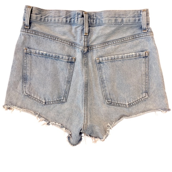 AGOLDE Mila Vintage Cutoff Shorts | Hazard Light Wash | Sz 28 💙 - Picture 4 of 7